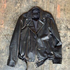 ALLSAINTS Leather Jacket - Men's XL